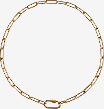BEACH TO THE CITY Kette 'Paperclip' in Gold: Vorderseite