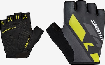 ZIENER Athletic Gloves in Yellow: front