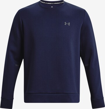 UNDER ARMOUR Athletic Sweatshirt in Blue: front