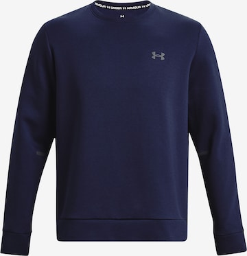 UNDER ARMOUR Athletic Sweatshirt in Blue: front