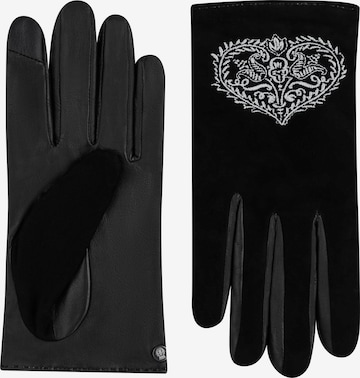 Roeckl Lederhandschuhe 'GITTI TOUCH' in Schwarz: Vorderseite