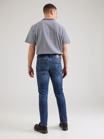 G-STAR - Slimfit Vaquero '3301' en azul: atrás