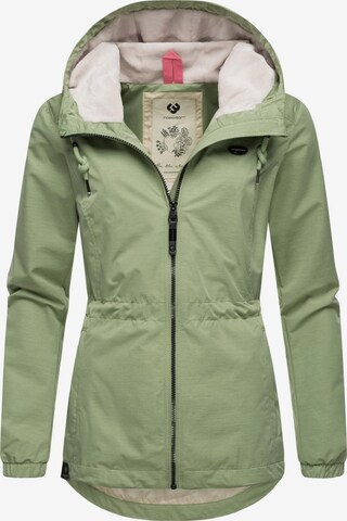 Ragwear Weatherproof jacket 'Dankka' in Green