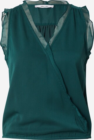 ABOUT YOU Blouse 'Darja' in Groen: voorkant