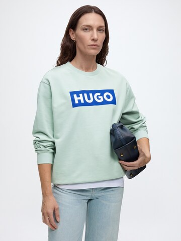 HUGOSweater majica 'Classic' - zelena boja