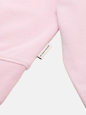 TOM TAILOR Sweatshirt in Roze