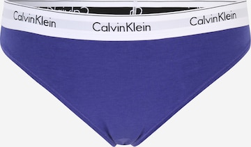 Calvin Klein Underwear Plus String in Blauw: voorkant