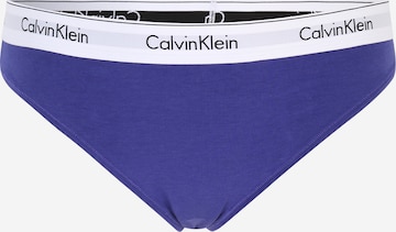 Calvin Klein Underwear Plus String bugyik - kék: elől