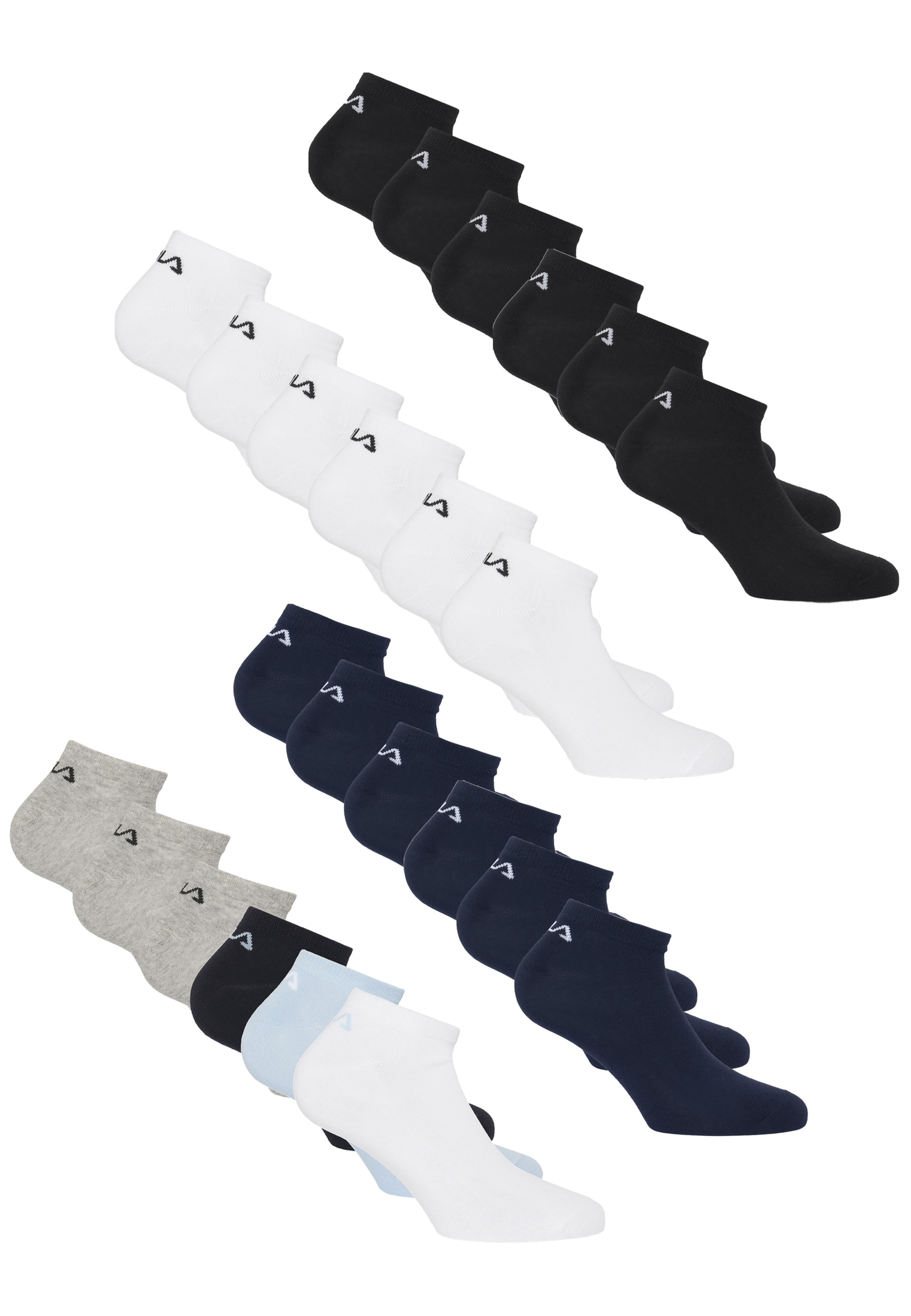 FILA Sneakersocken 24er Pack in Blau: Vorderseite