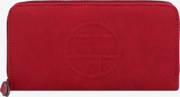 TOM TAILOR Wallet 'Rosabel' in Red: front