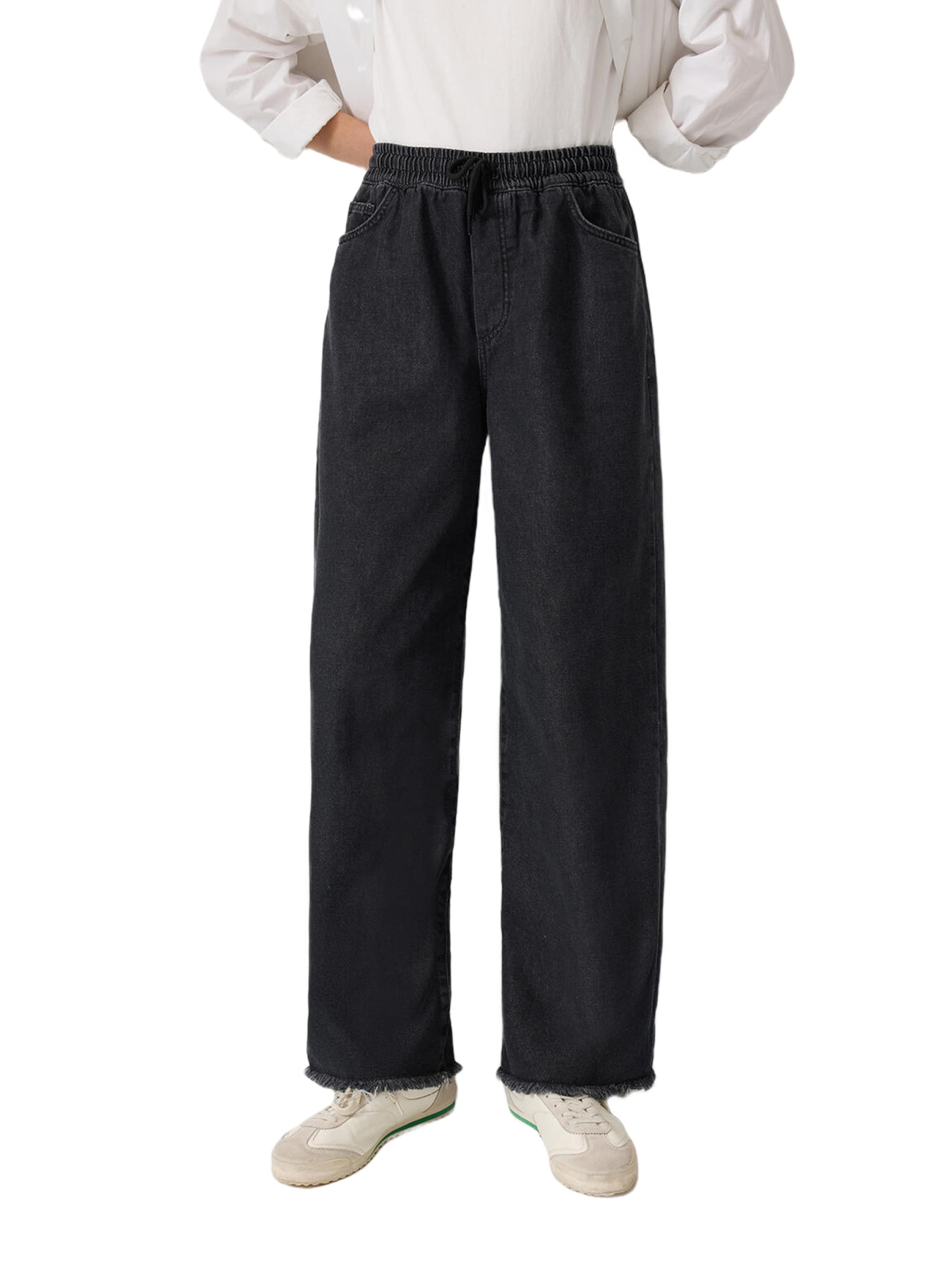 Touche Prive Wide Leg Jeans in Blau: Vorderseite