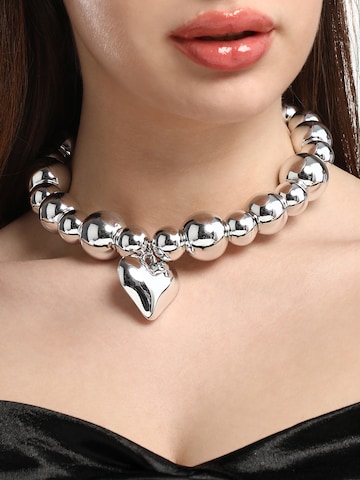 SOHI Ketting 'Sarai' in Zilver: voorkant