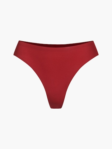 cfab (formerly creamy fabrics) String 'Tanga mit Spitze' i röd: framsida