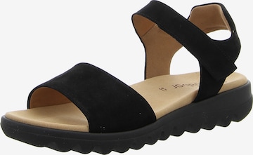 GABOR Sandals in Black: front