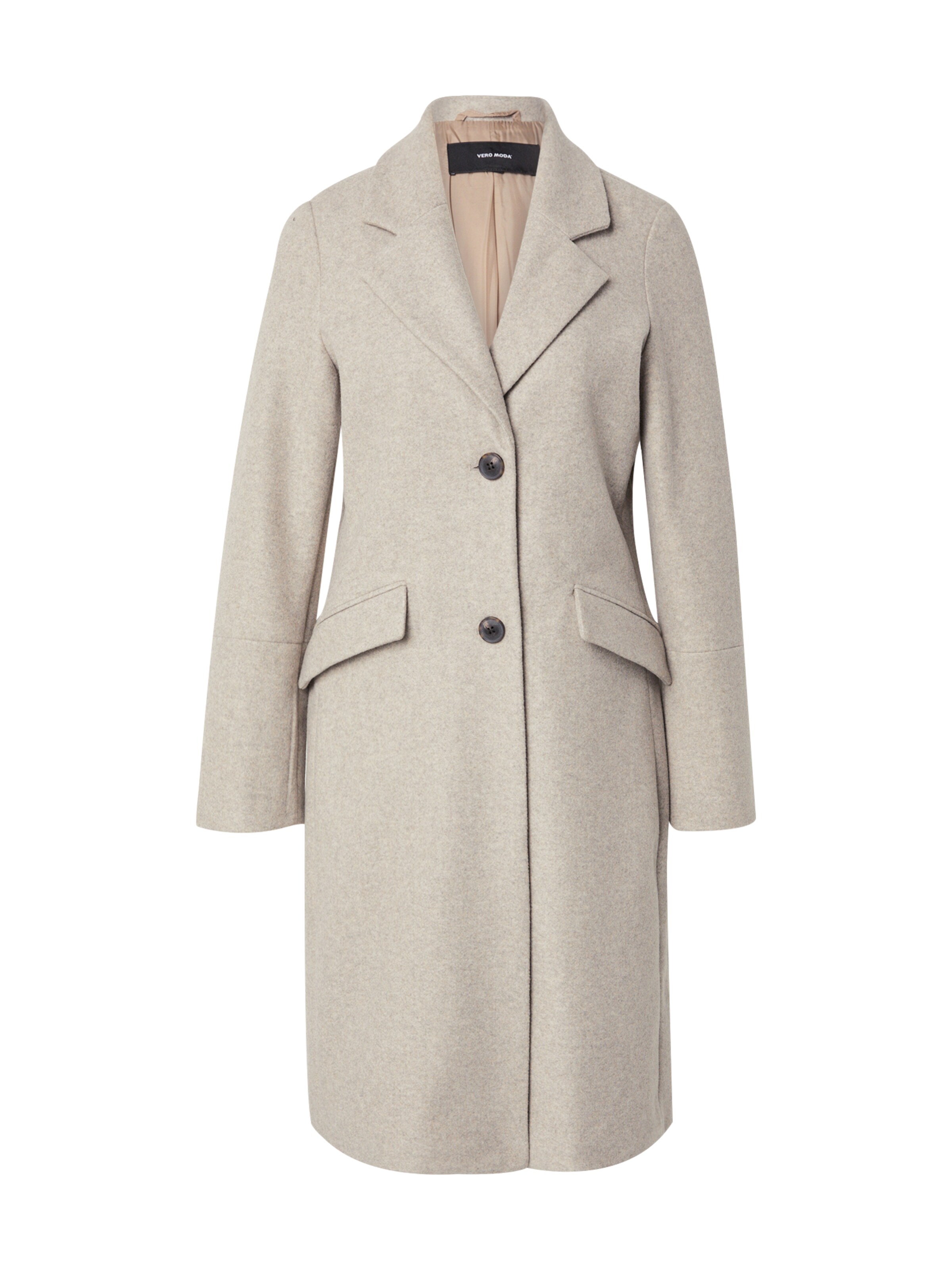 VERO MODA Tussenmantel 'FORTUNESARA' in Beige: voorkant