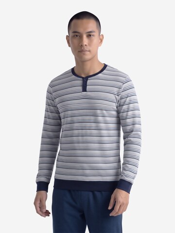 Phil & Co. Berlin Pyjama ' Soft and Cozy ' in Blau