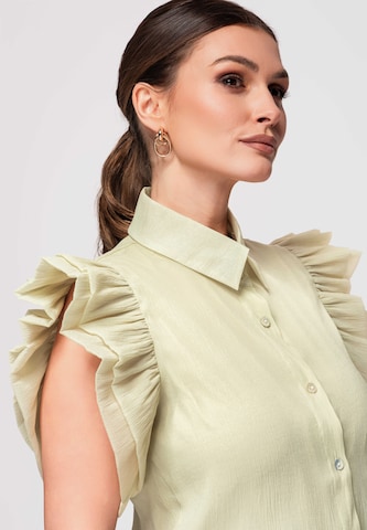 Ombre Blouse in Green