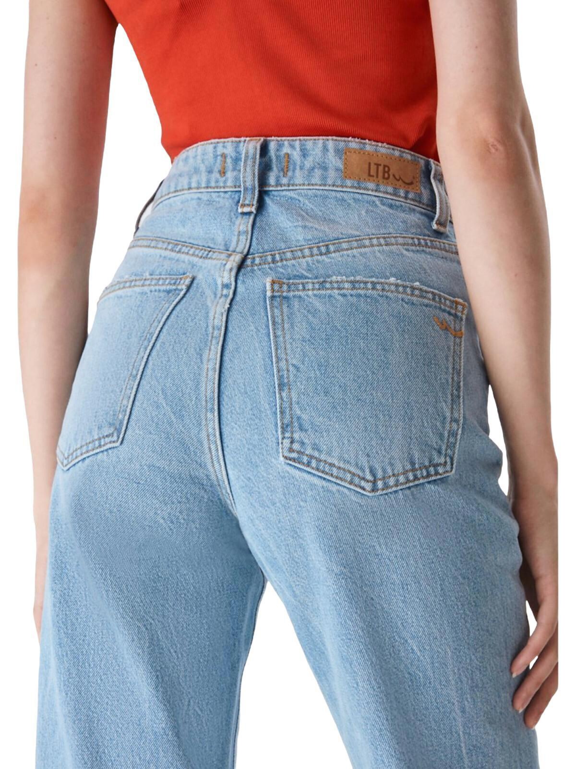 LTB Jeans - Pierna ancha Vaquero 'LTB Jeans Damen Danica High Waist Wide Leg Jeanshose' en azul