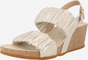 BULLBOXER Sandals in Gold: front