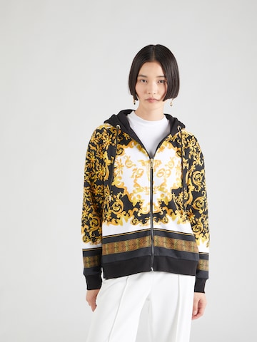 19V69 ITALIA Sweatjacke 'ISABELLA' in Schwarz: Vorderseite