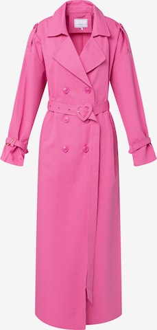 rožinė Laurella Demisezoninis paltas: priekis