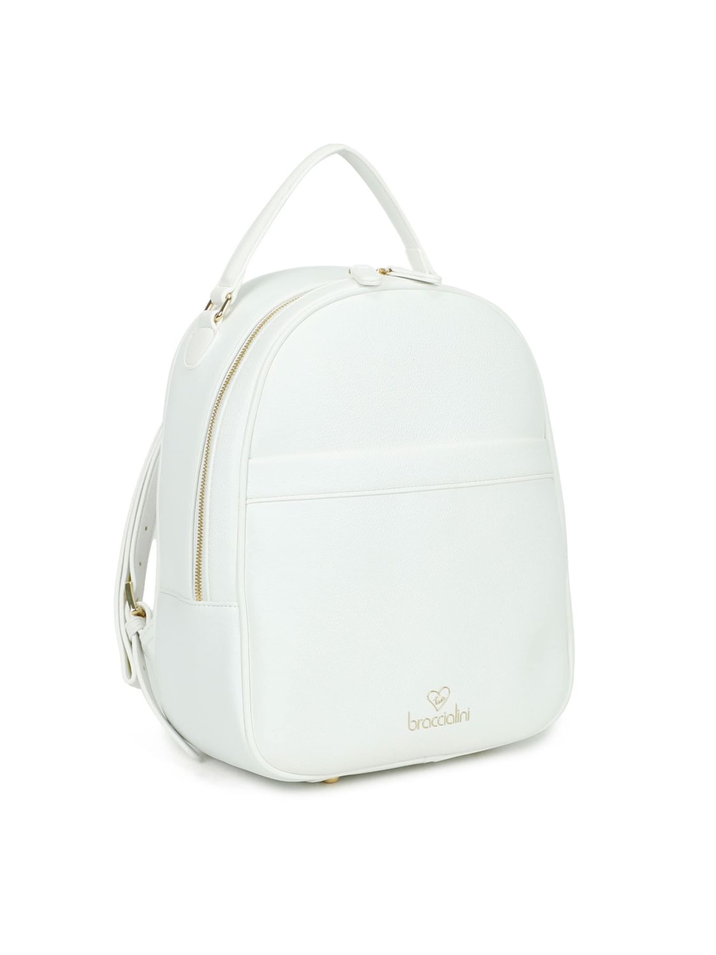 Braccialini Rucksack 'Amy'‌‌ in Weiß
