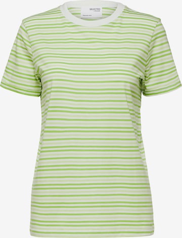 SELECTED FEMME Shirt 'My Perfect' in Green: front
