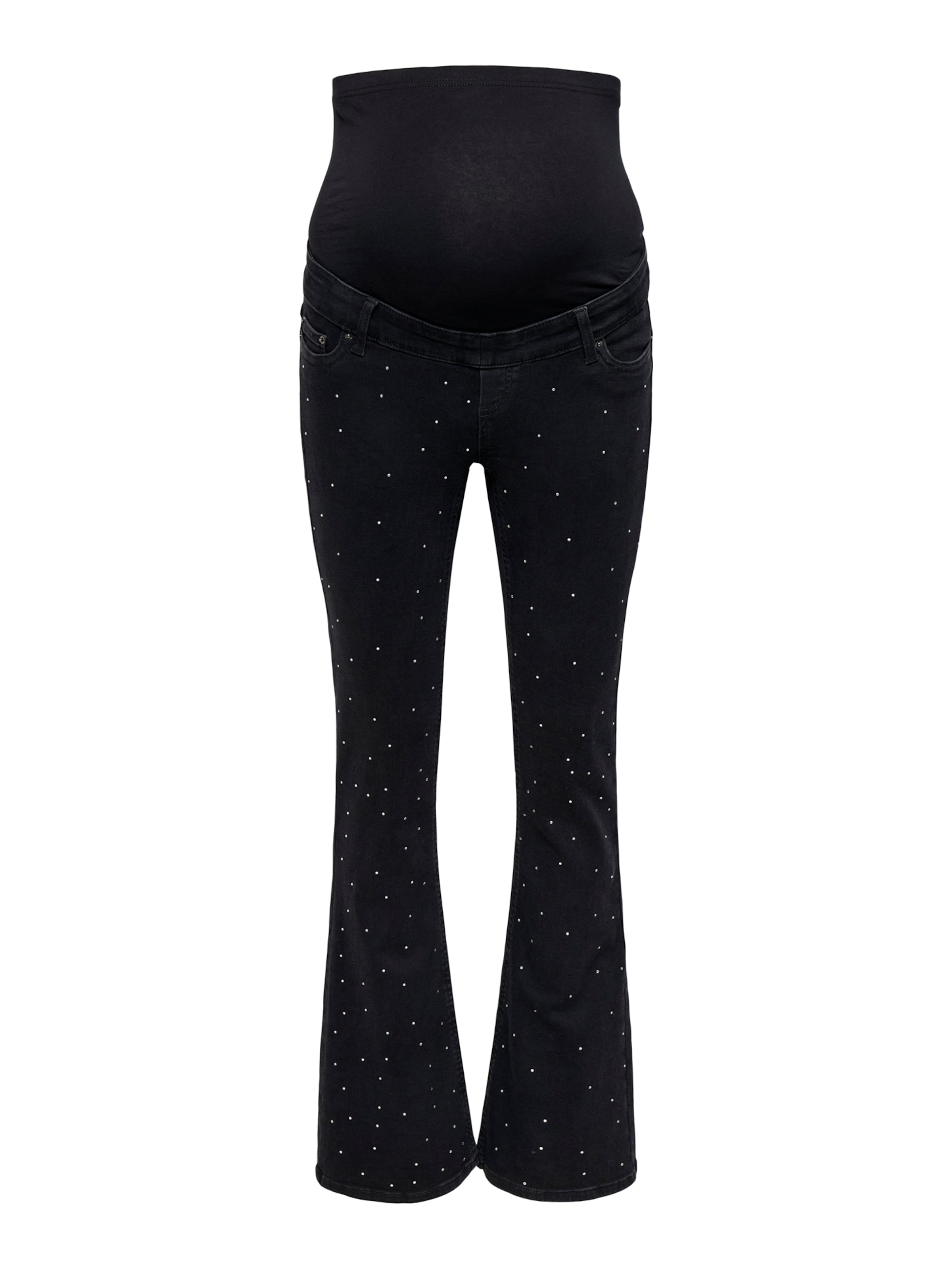 Only Maternity Расклешенный Джинсы 'OLMBlush' в Черный