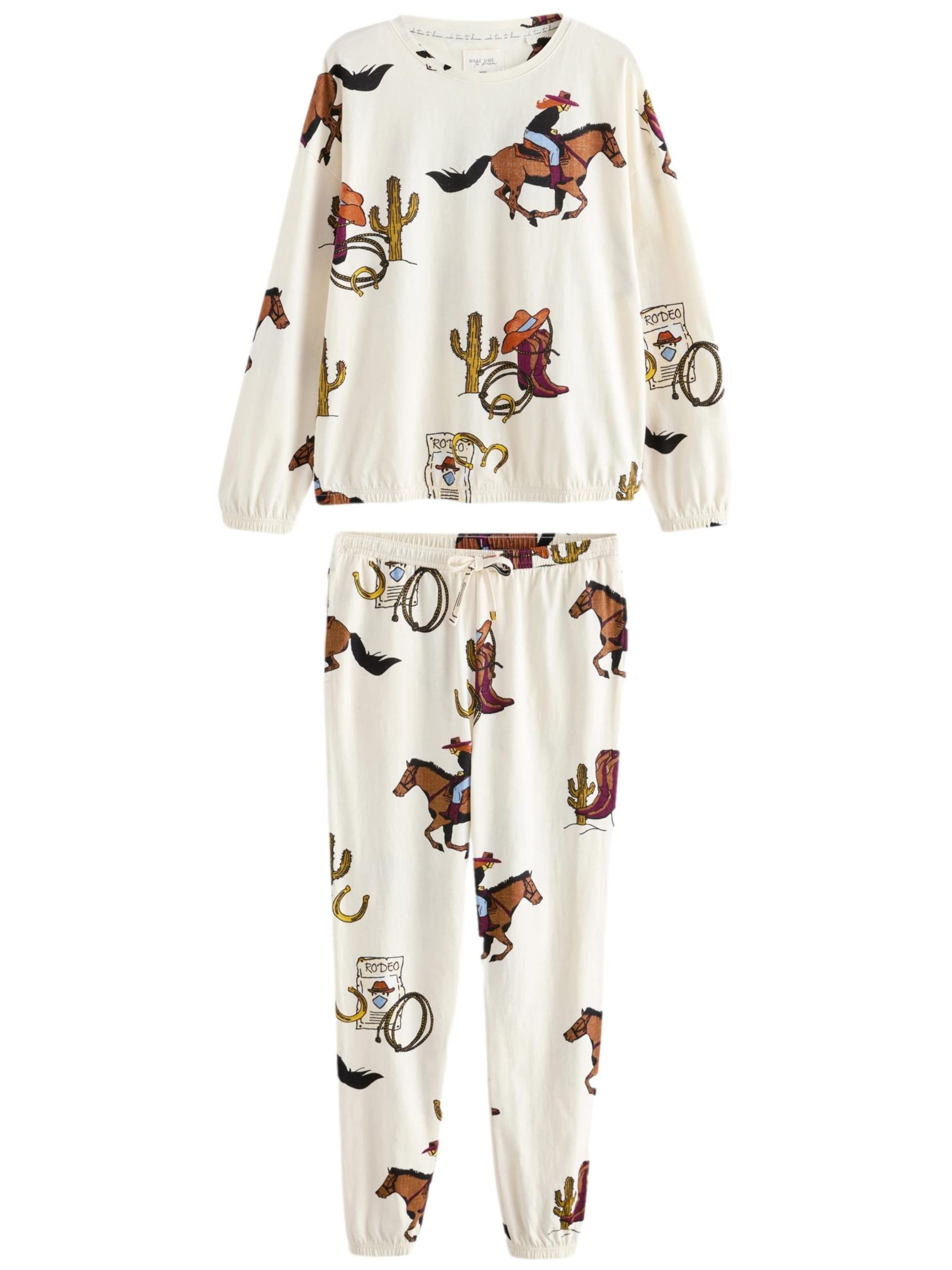Next Pajama in Beige: front