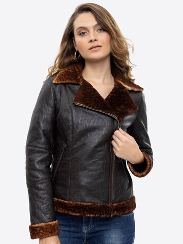 Ikigai the City Jacke in Braun: Vorderseite