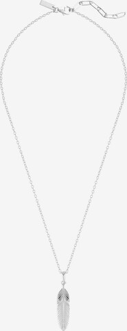 Collana 'The Feather' di Commen Lines in argento: frontale