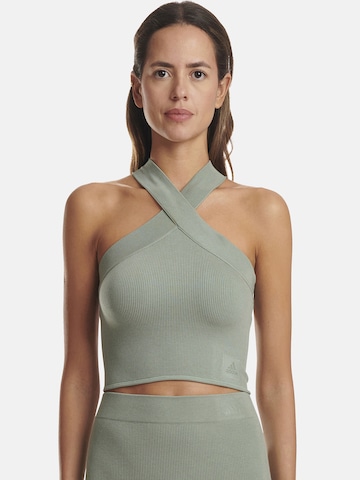 ADIDAS SPORTSWEAR Bustier Bustier ' HALTER BRALETTE ' in Grau: predná strana