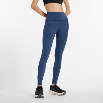 new balance Skinny Sports trousers in Blue: front