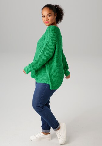 Aniston Pullover in Grün