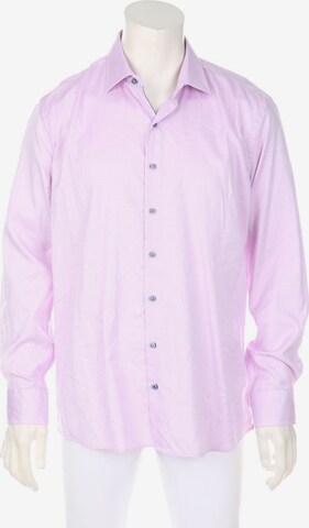 Navyboot Button Up Shirt in XXL in Pink: front