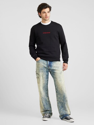 GUESS JEANS Sweatshirt in Black