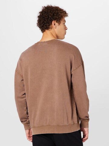 Only & Sons Sweatshirt 'ONSTOBY RLX NIRVANA CREW 3680 SWT' in Brown