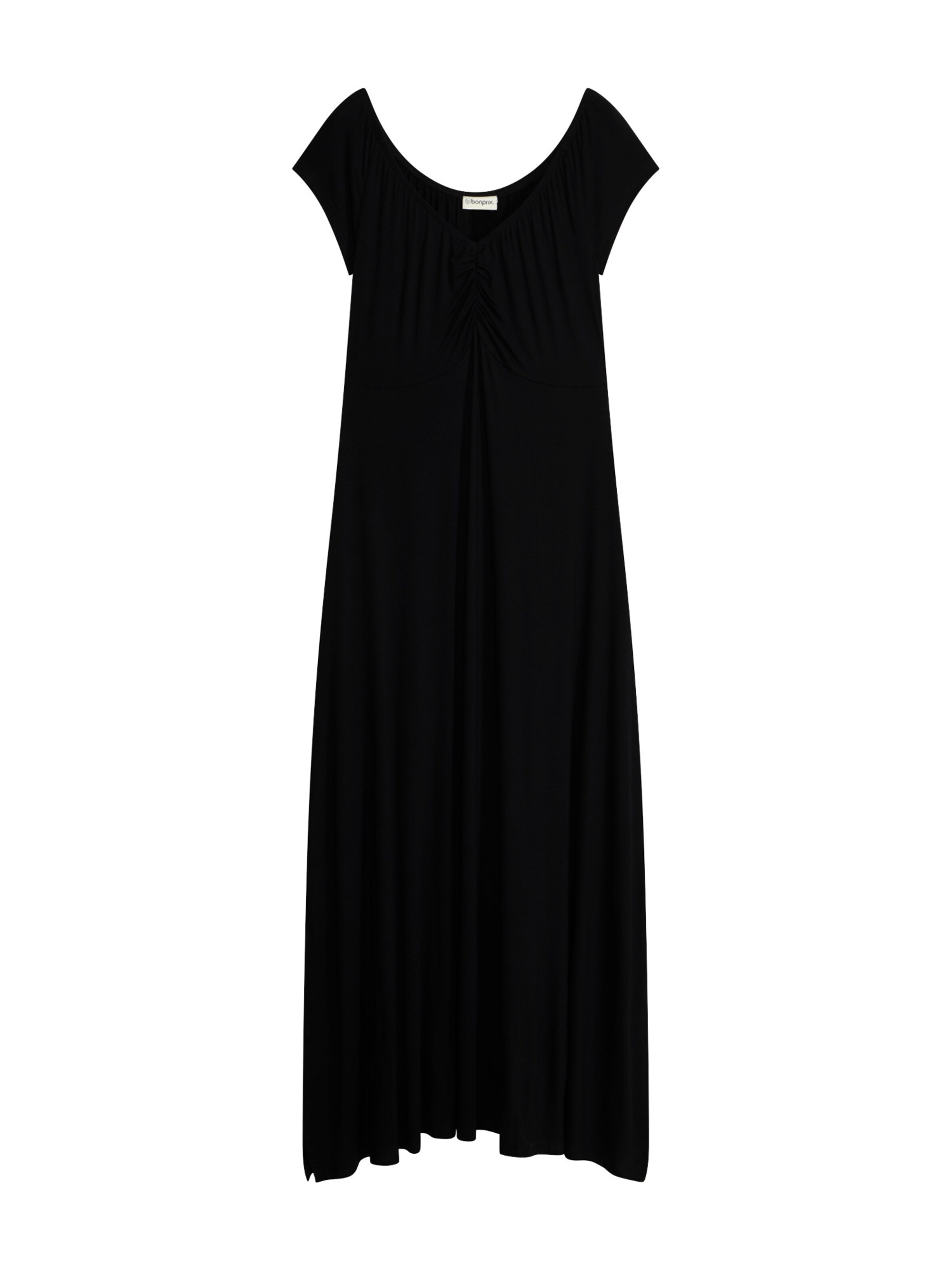 Rochie de la bonprix pe negru: față