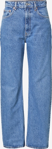 WEEKDAY Wide leg Jeans in Blauw: voorkant