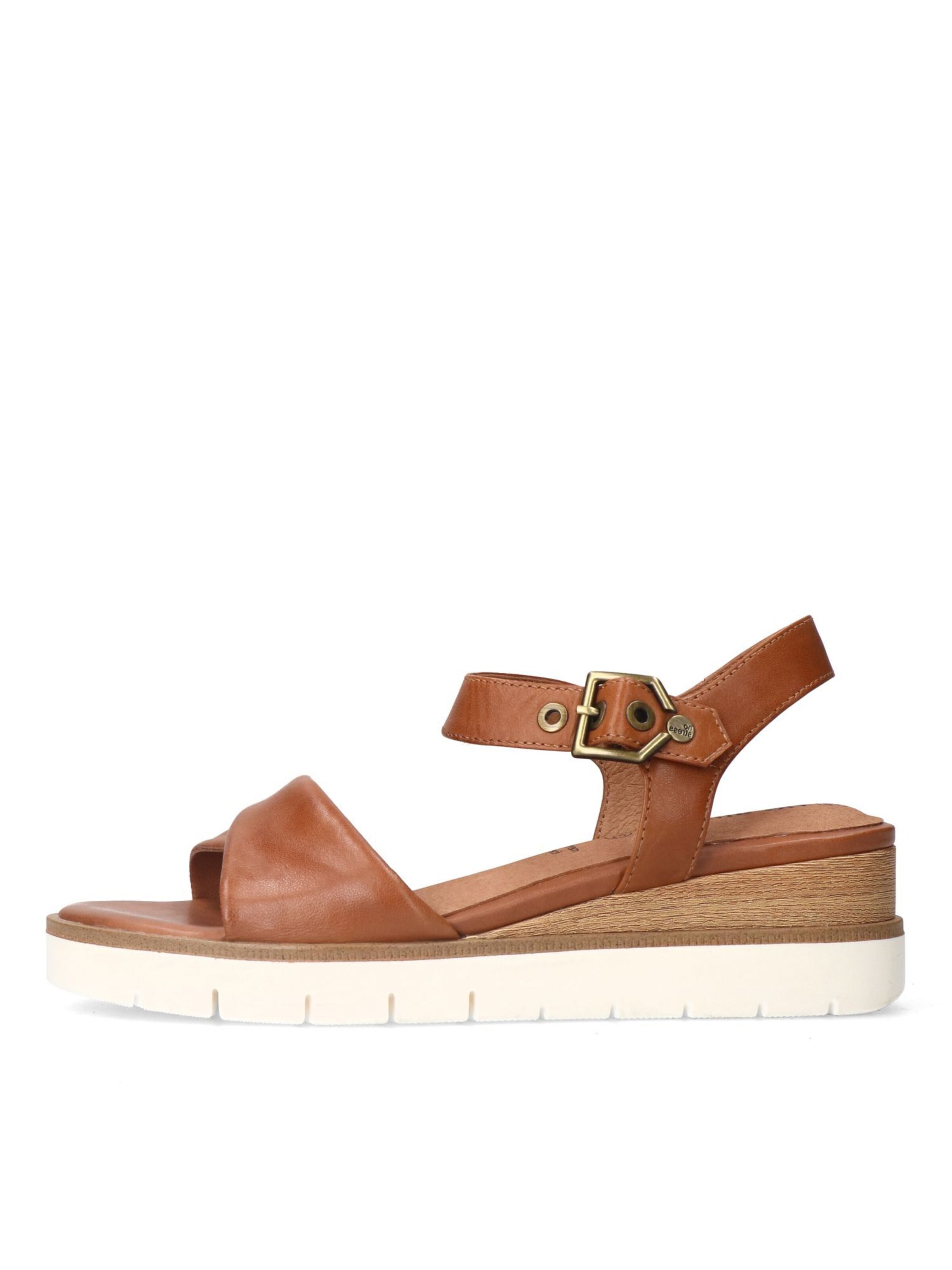 Sandales no stress en marron