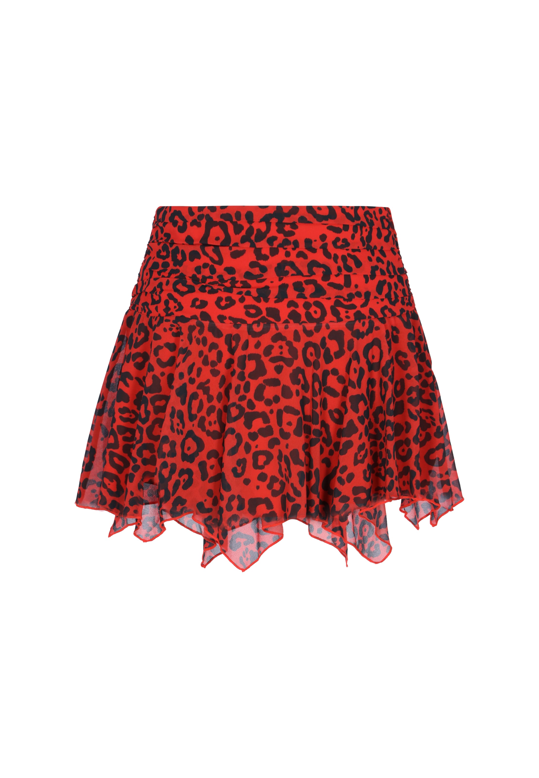 faina - Saia 'Festive' em vermelho: frente