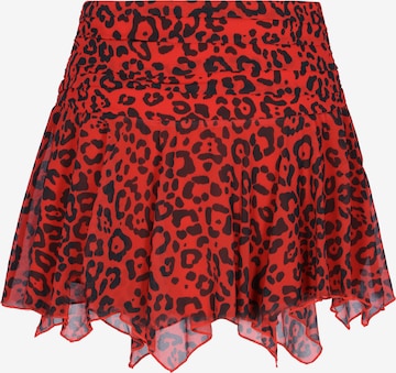 faina - Saia 'Festive' em vermelho: frente