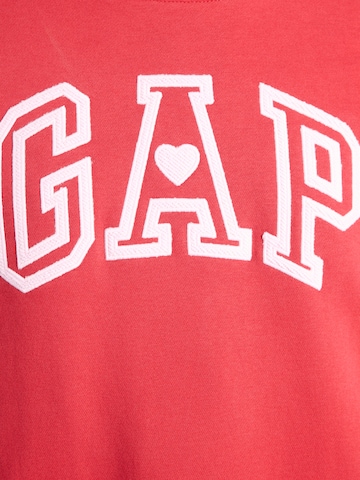 GAP Sweatshirt 'LOVE' in Rot