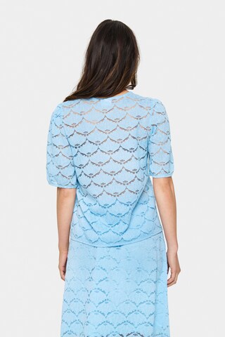 SAINT TROPEZ Bluse in Blau