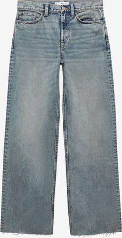 MANGO Wide Leg Jeans 'Denver' in Blau: predná strana