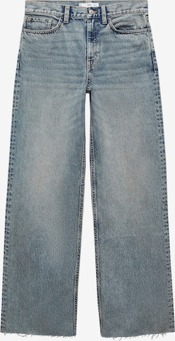 MANGO Wide Leg Jeans 'Denver' in Blau: predná strana