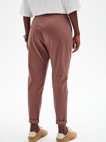 Blue Shadow Regular Pants 'Polo' in Brown