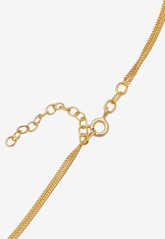 ELLI Halskette Kristall Kette, Layer in Gold