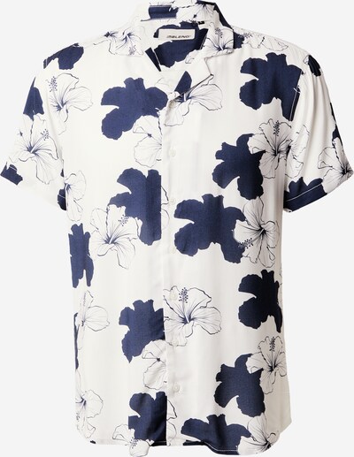 BLEND Button Up Shirt in marine blue / White, Item view