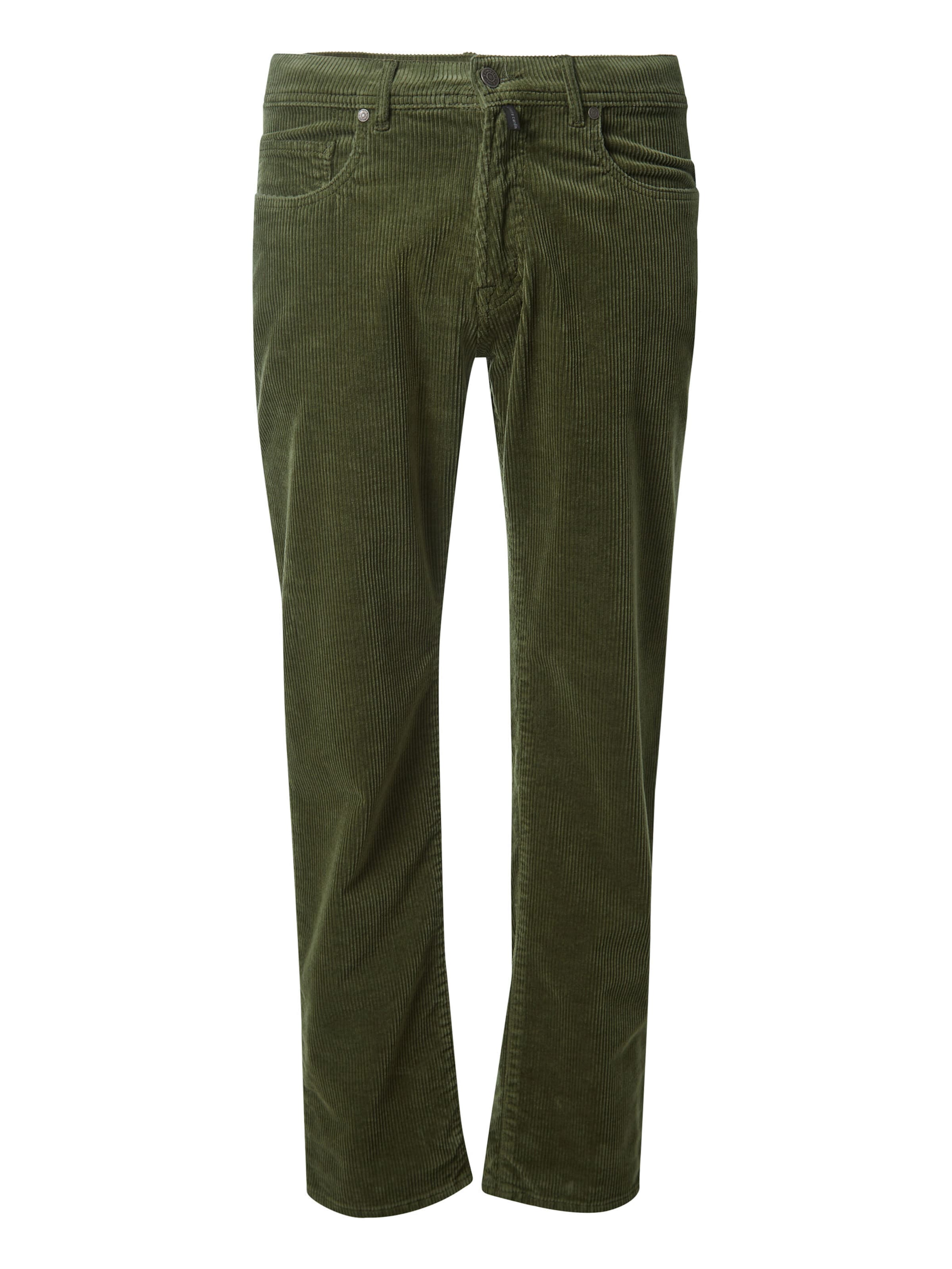 PIERRE CARDIN Regular Broek 'Laval' in Groen: voorkant